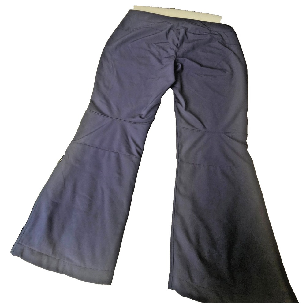 Eddie Bauer Alpenglow 2X Navy Ski Pants Softshell Fleece Snow Après Ski - Picture 3 of 11